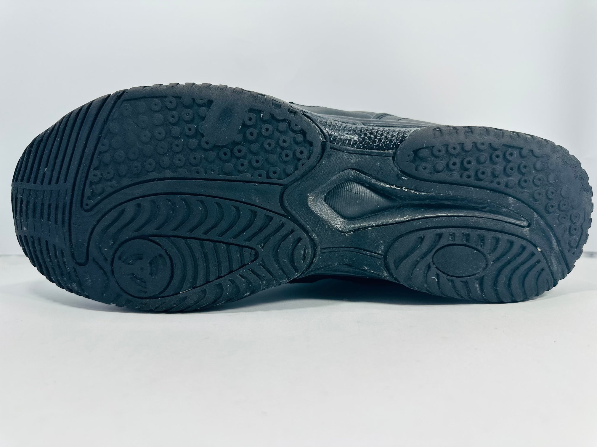 Alpha Leather Mid-Night Black Shoes