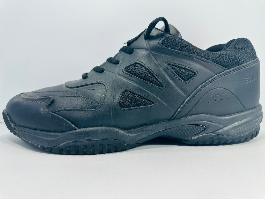 Alpha Leather Mid-Night Black Shoes