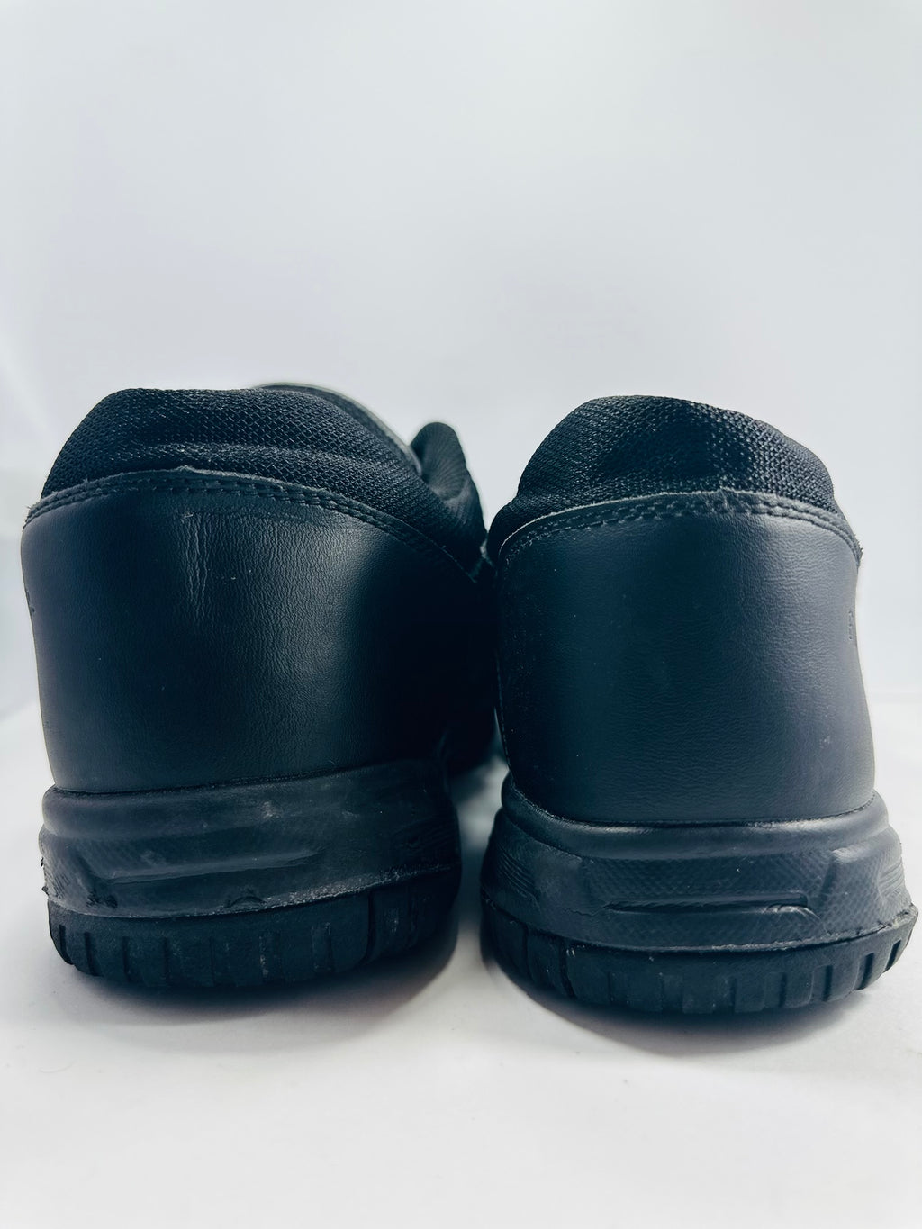 Alpha Leather Mid-Night Black Shoes